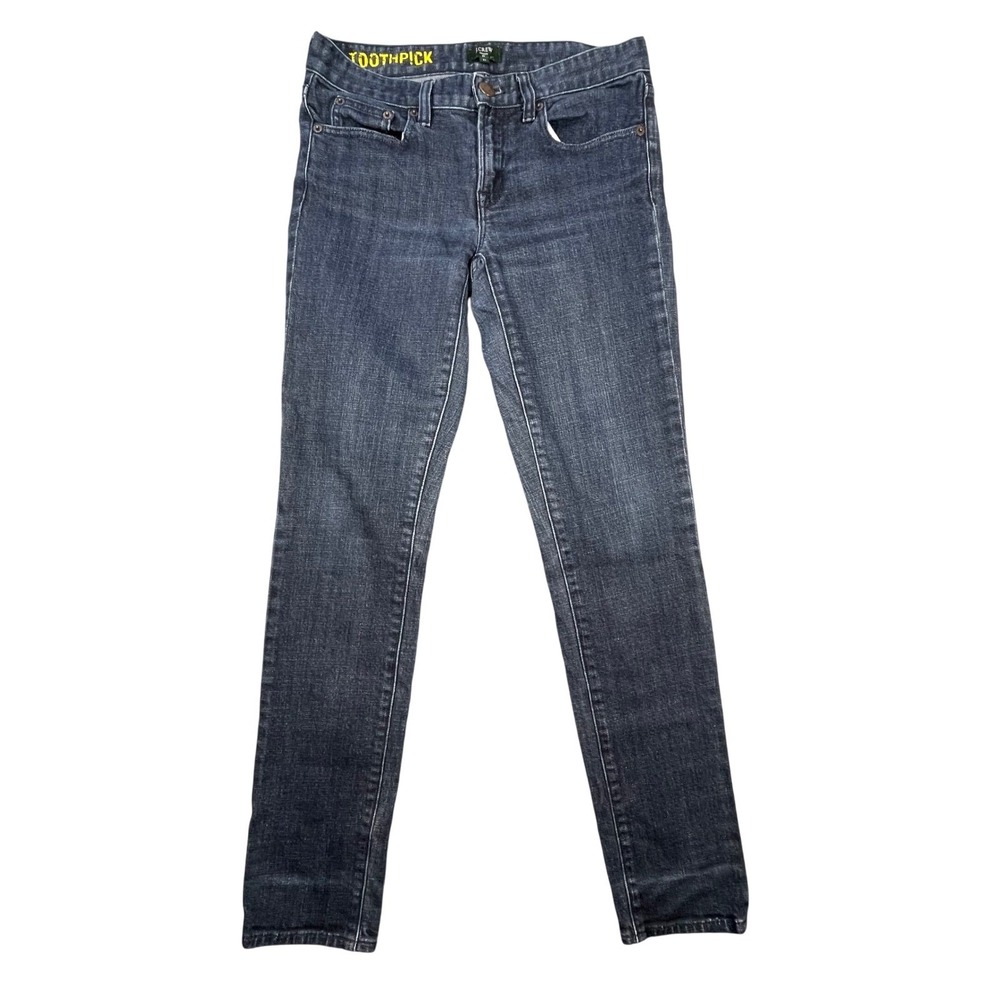 J.Crew Blue Toothpick Stretch Skinny Jeans Women 27